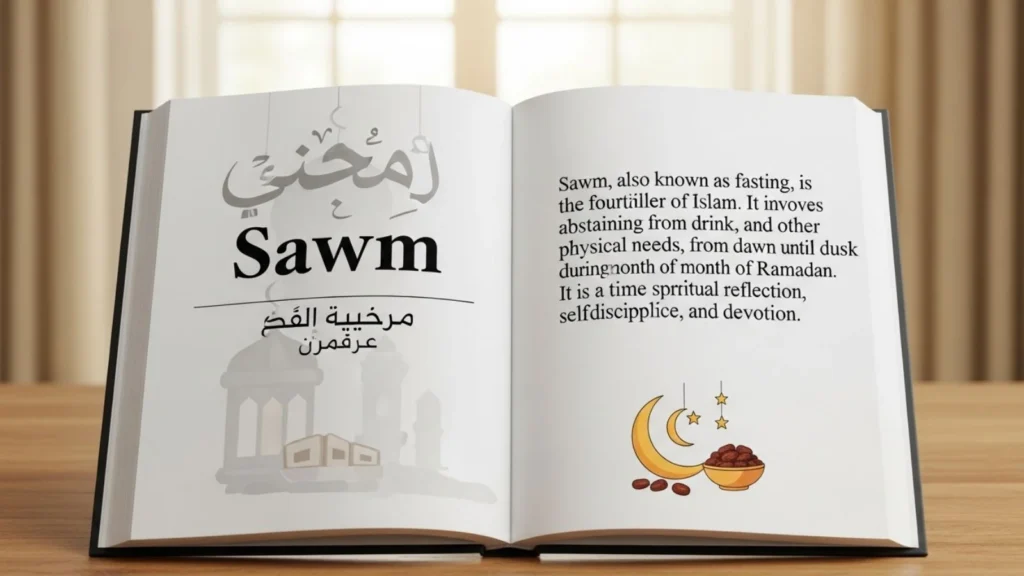 sawm mean in text