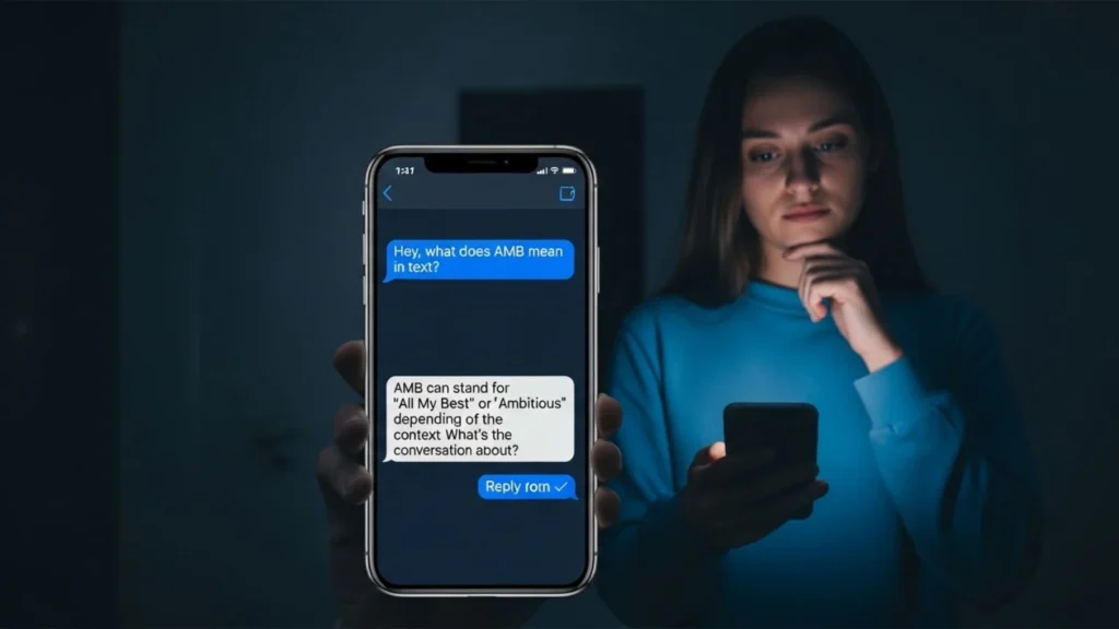 what does amb mean in text