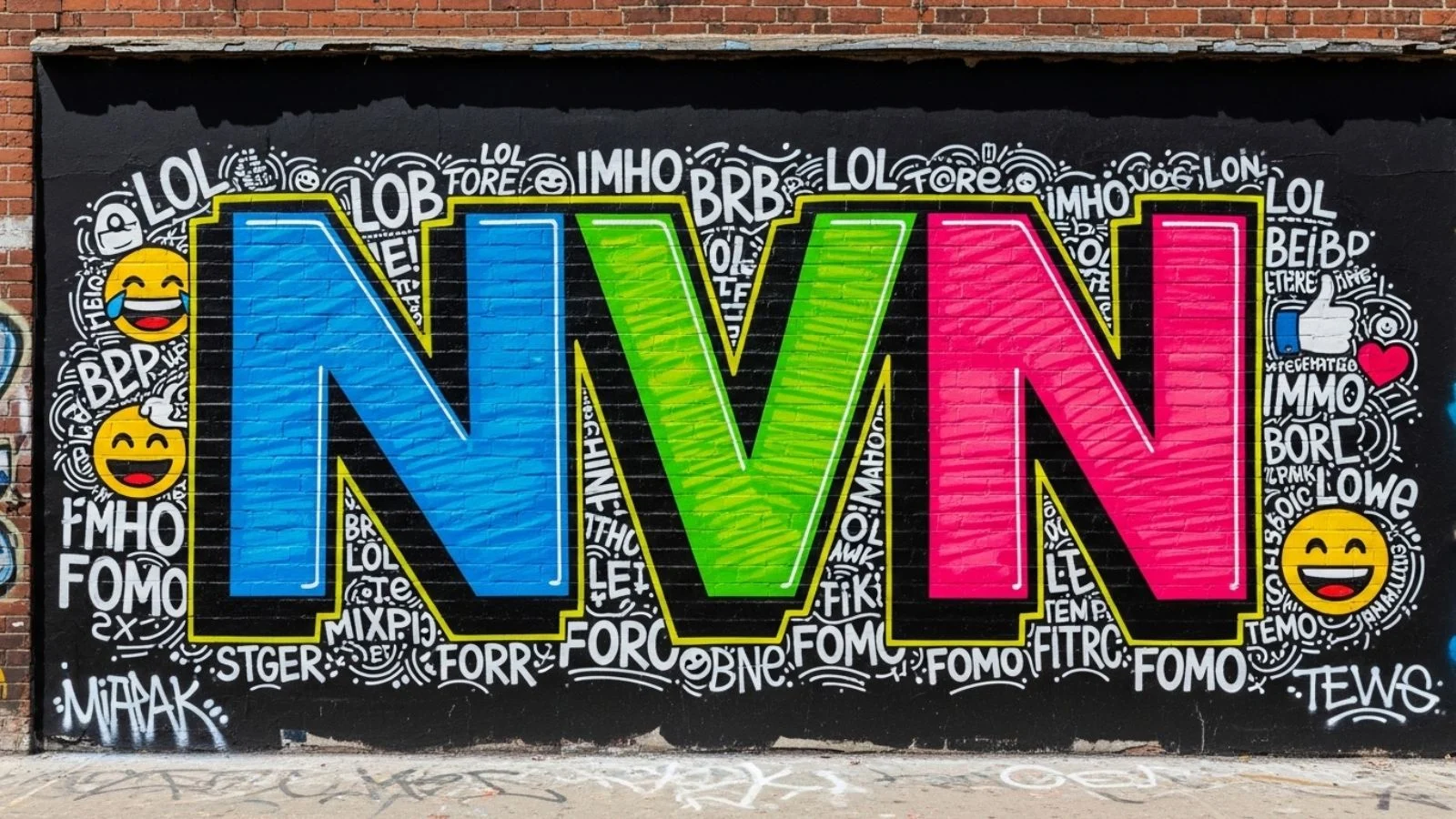 what does nvn mean in text