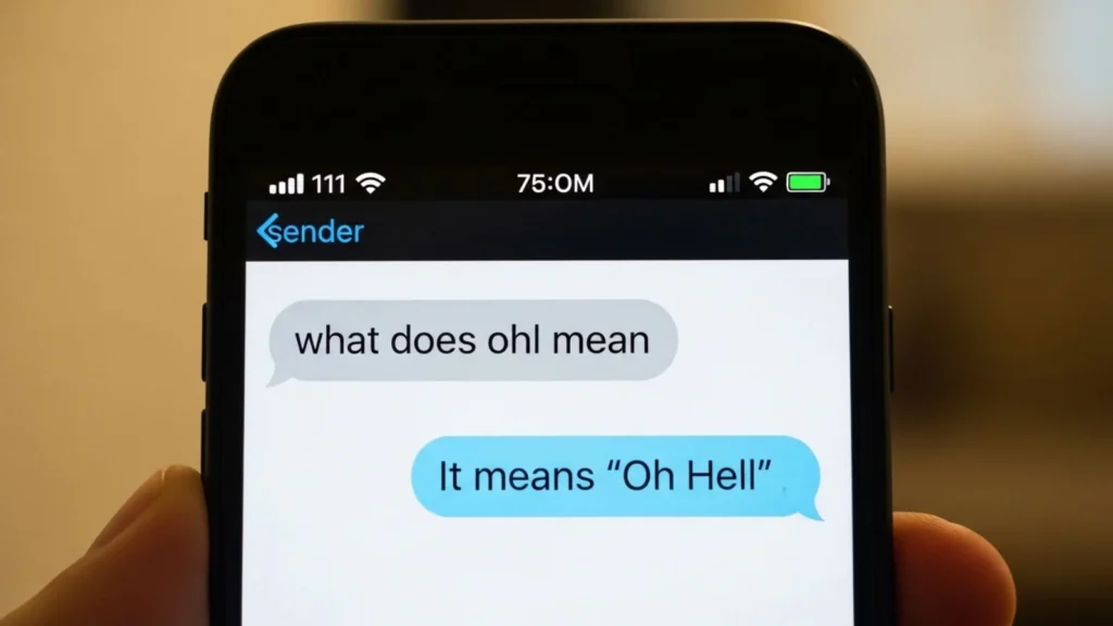 what does ohl mean in text