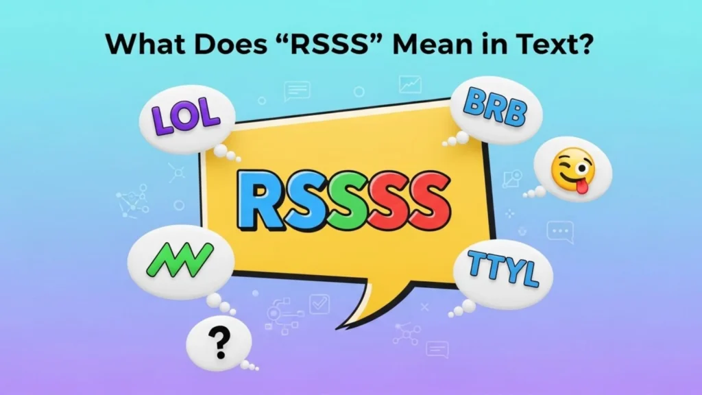 rssss mean in text