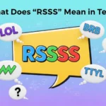 rssss mean in text