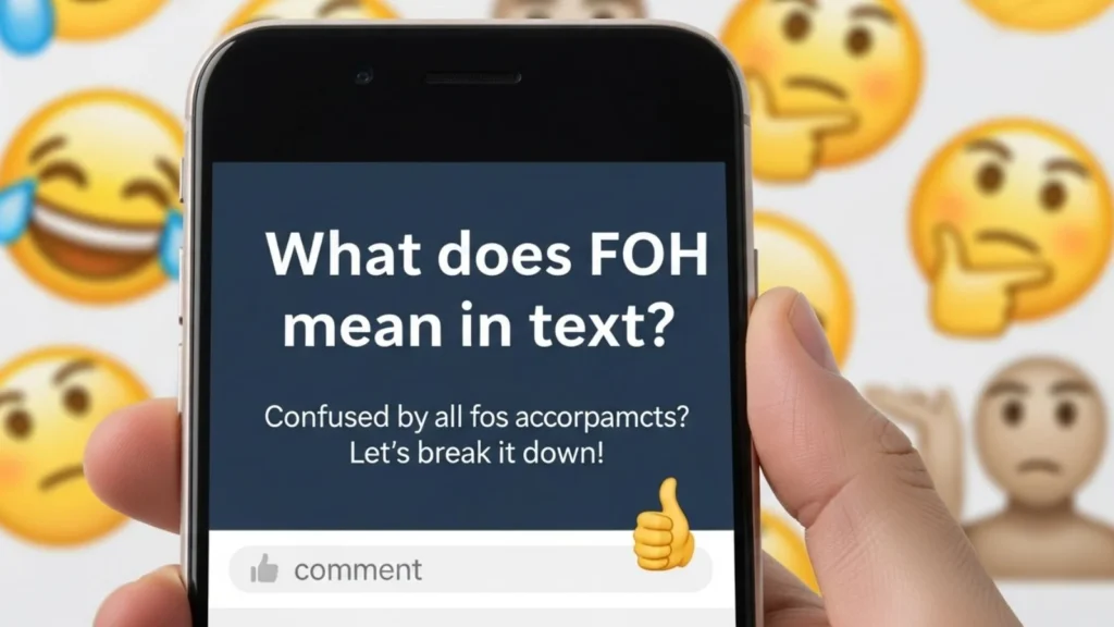 what do foh mean in text