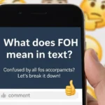what do foh mean in text