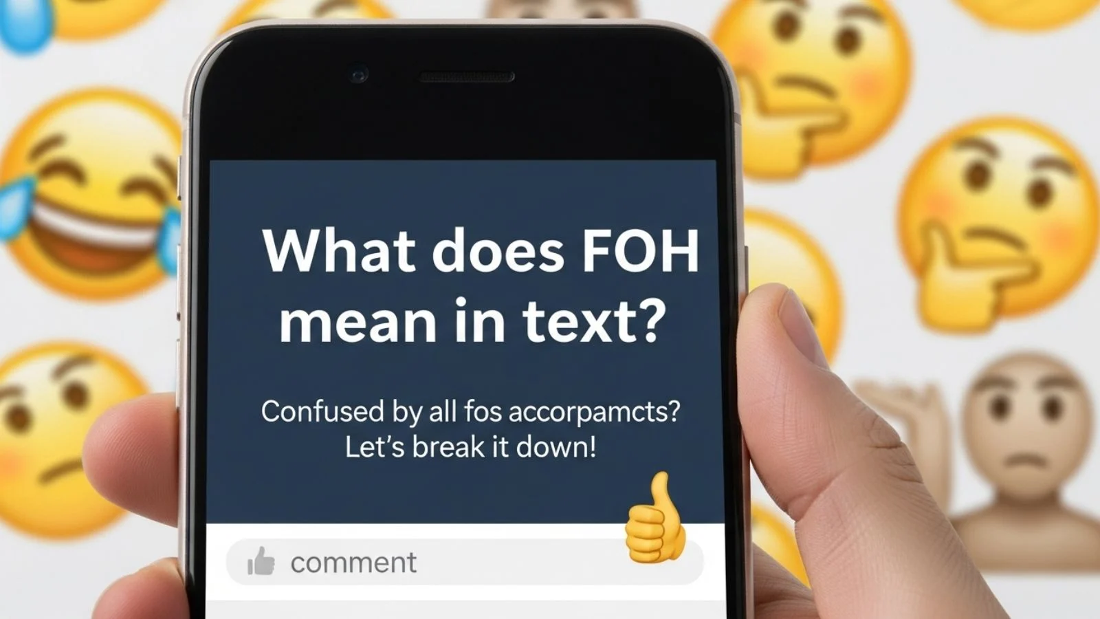 what do foh mean in text
