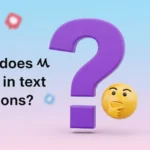 what does mean in text reaction