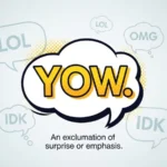 yow mean in text