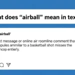 what does airball mean in text
