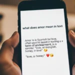 what does amor mean in text