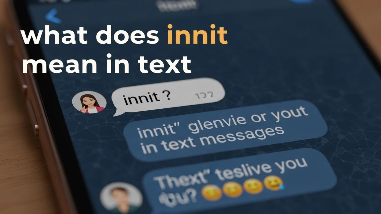 what does innit mean in text