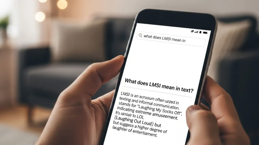 what does lmsi mean in text