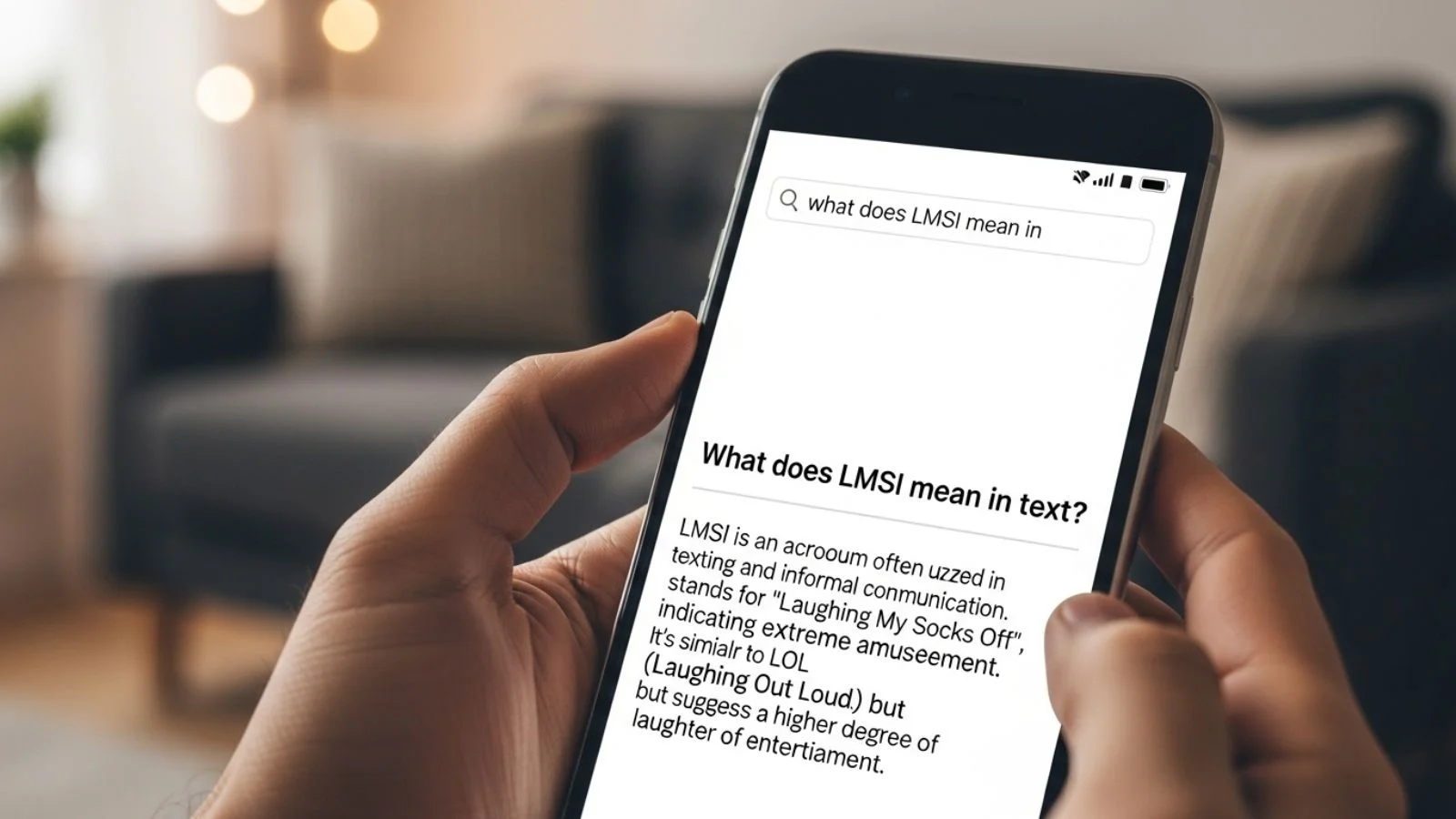 what does lmsi mean in text