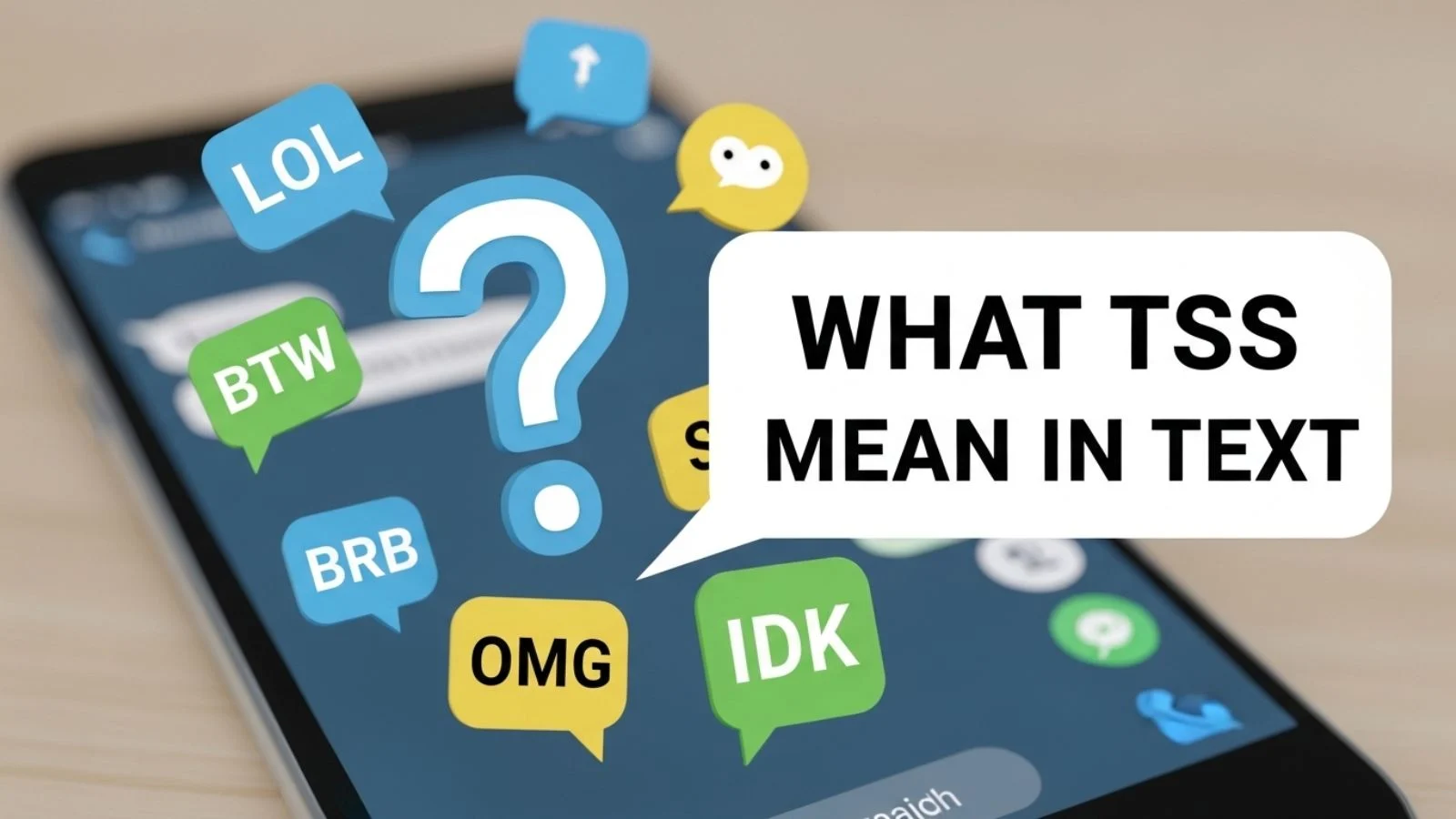 what tss mean in text