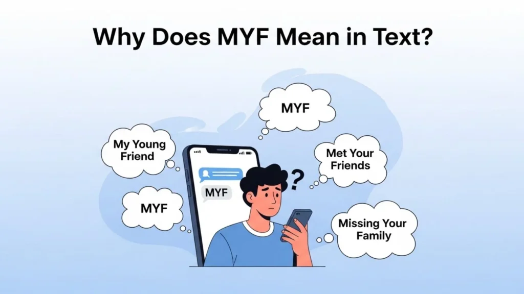 why does myf mean in text