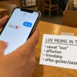 luv mean in text