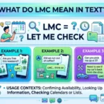 what do lmc mean in text
