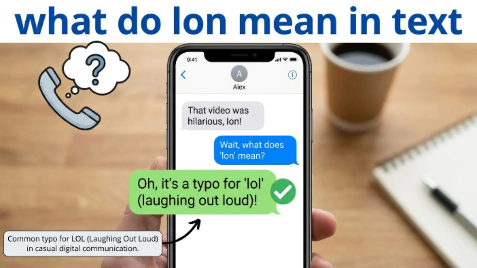 what do lon mean in text