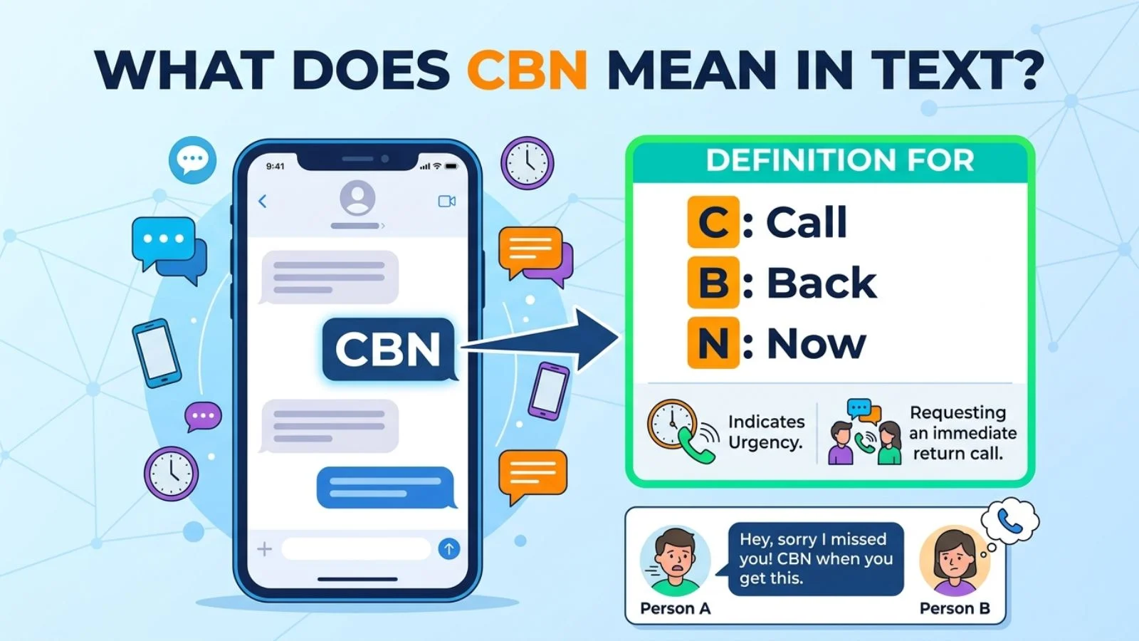 what does cbn mean in text