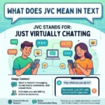 what does jvc mean in text