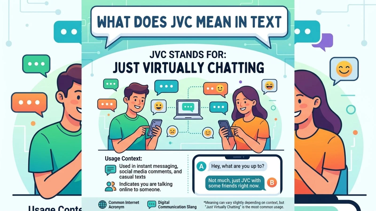 what does jvc mean in text