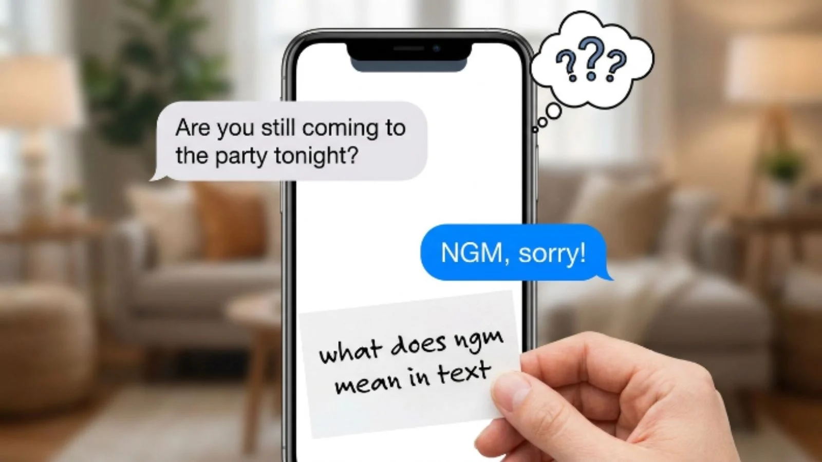 what does ngm mean in text