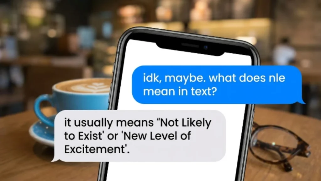 what does nle mean in text