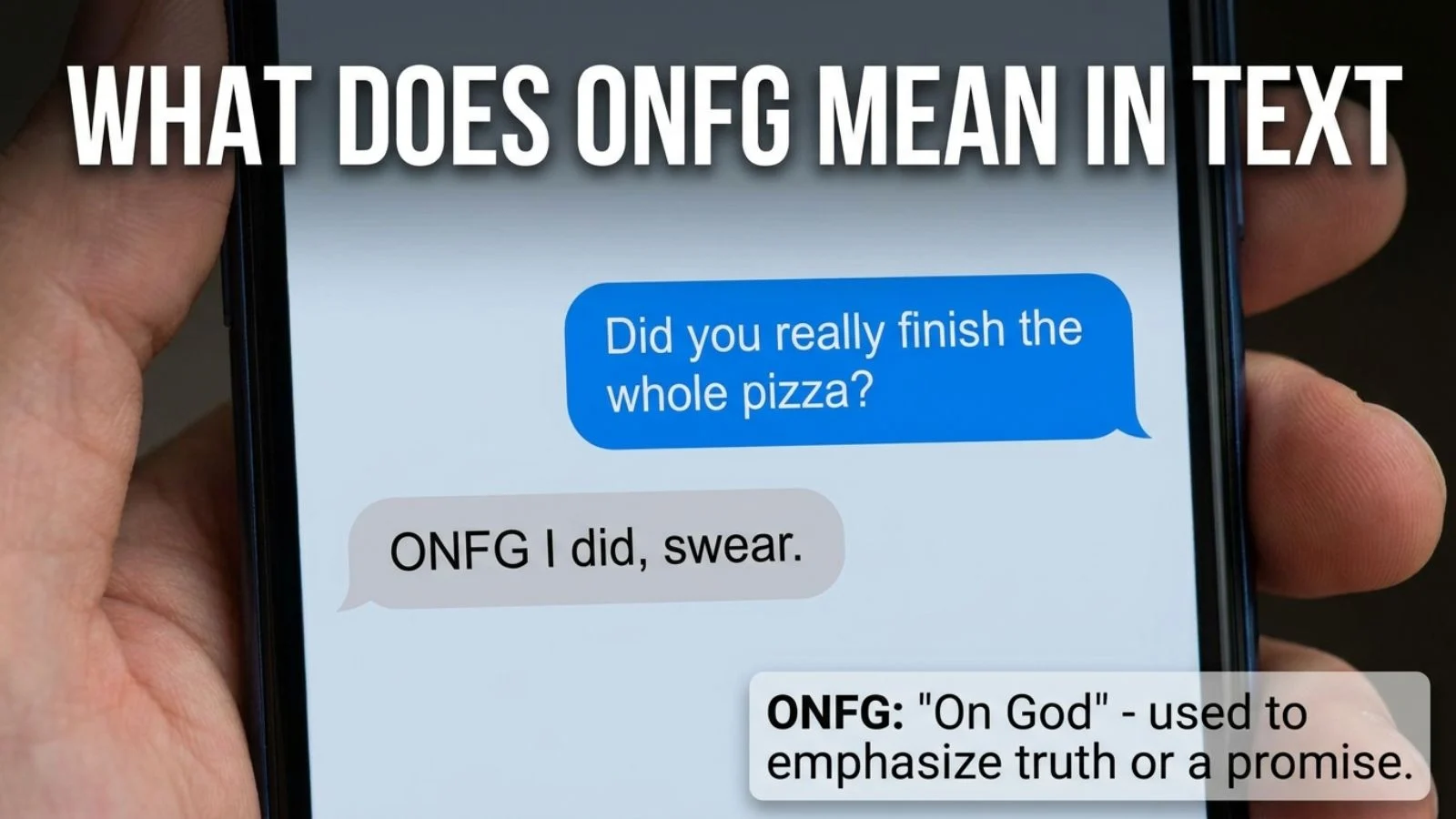 what does onfg mean in text