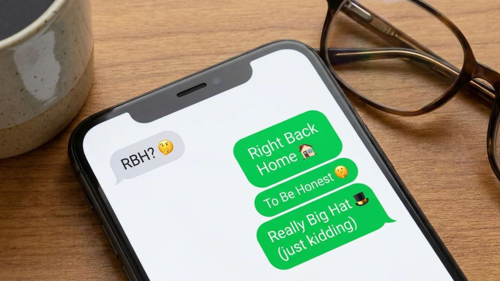 what does rbh mean in text