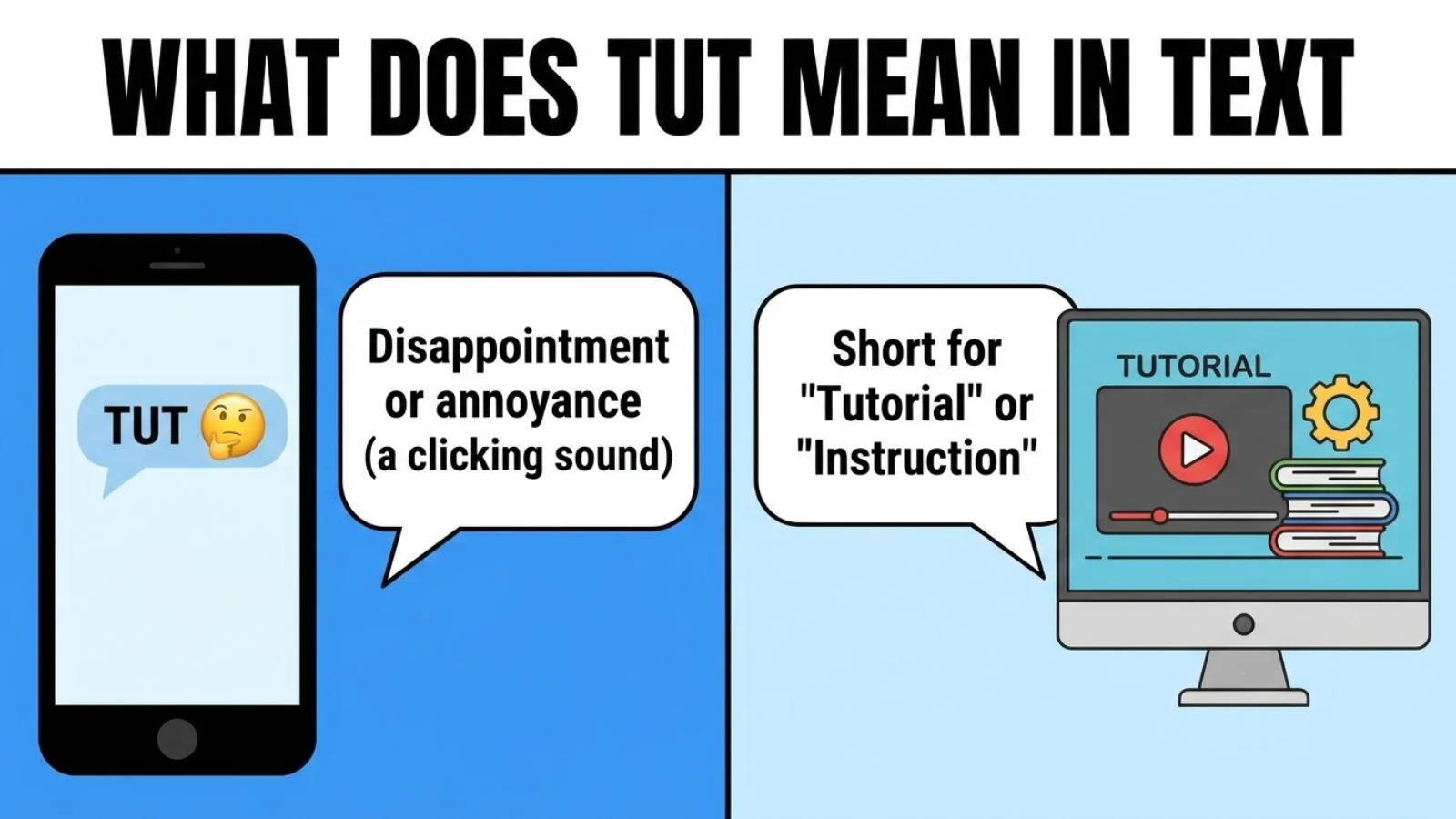 what does tut mean in text
