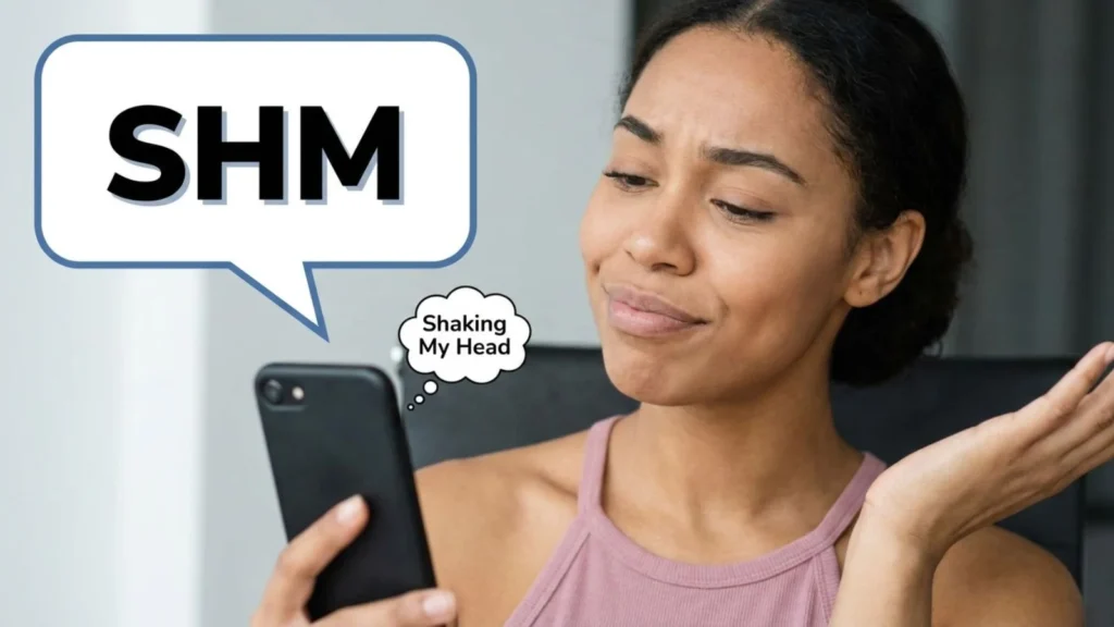 what shm mean in text