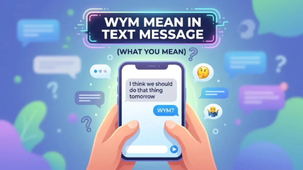 wym mean in text message