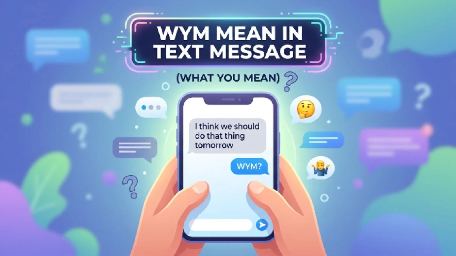 wym mean in text message