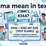 kma mean in text