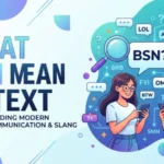 what bsn mean in text