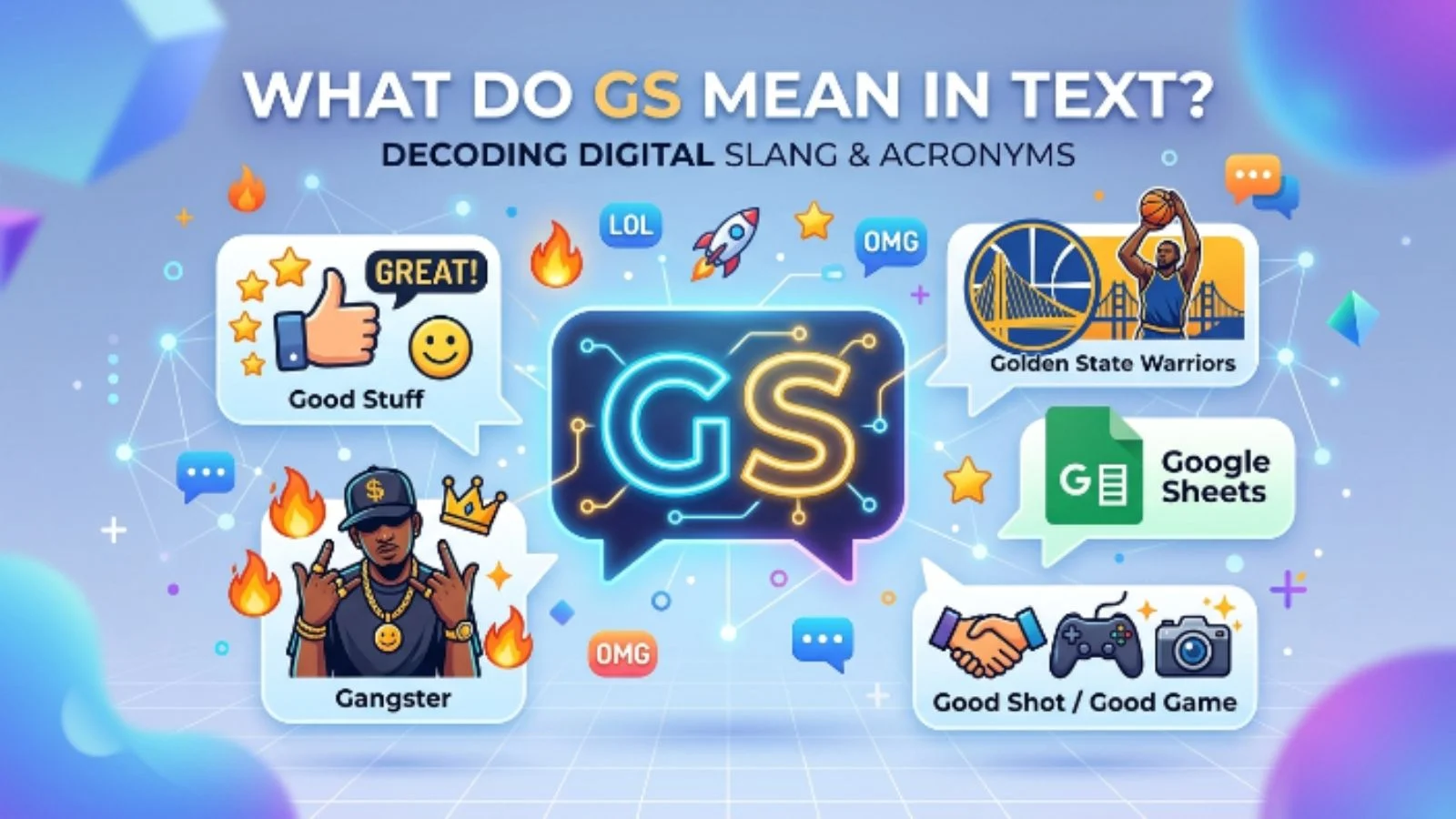 what do gs mean in text
