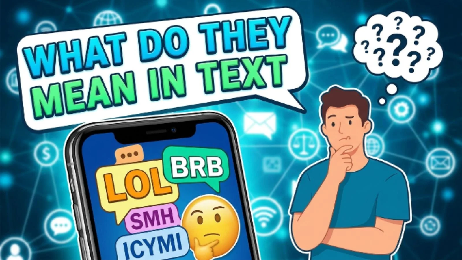 what do they mean in text