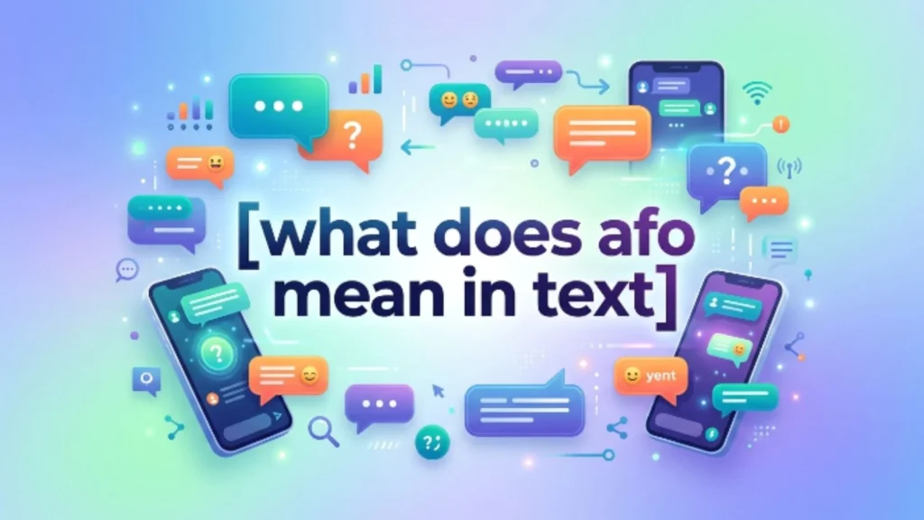 what does afo mean in text