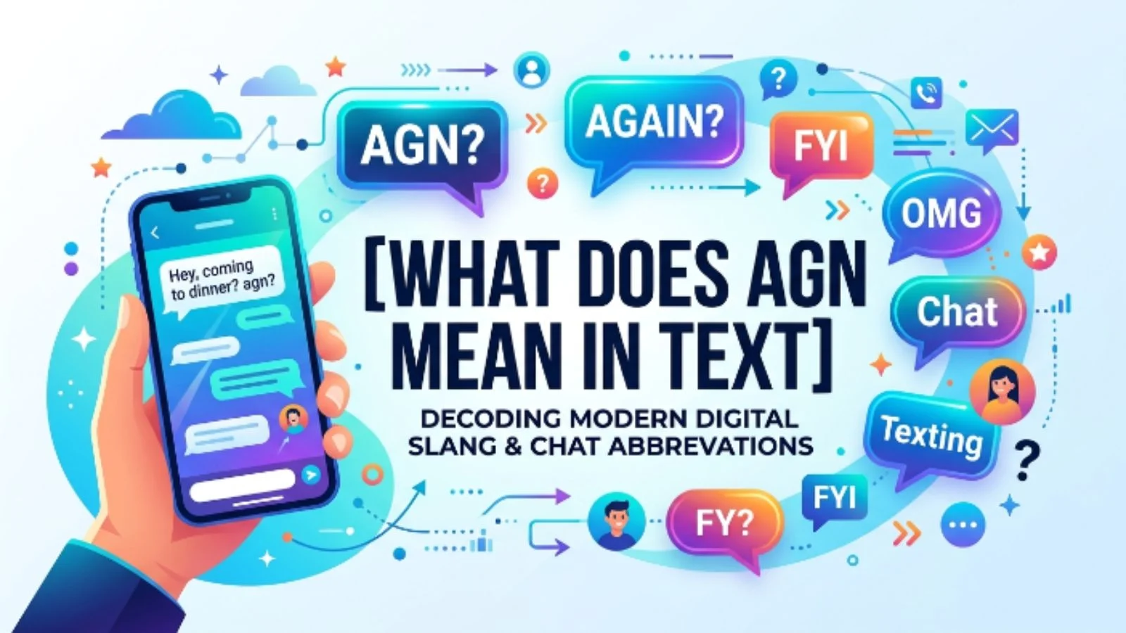 what does agn mean in text