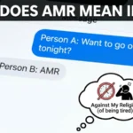 what does amr mean in text