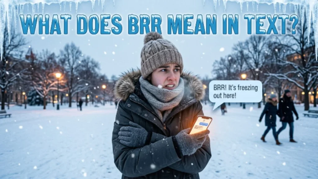what does brr mean in text