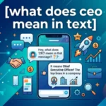 what does ceo mean in text