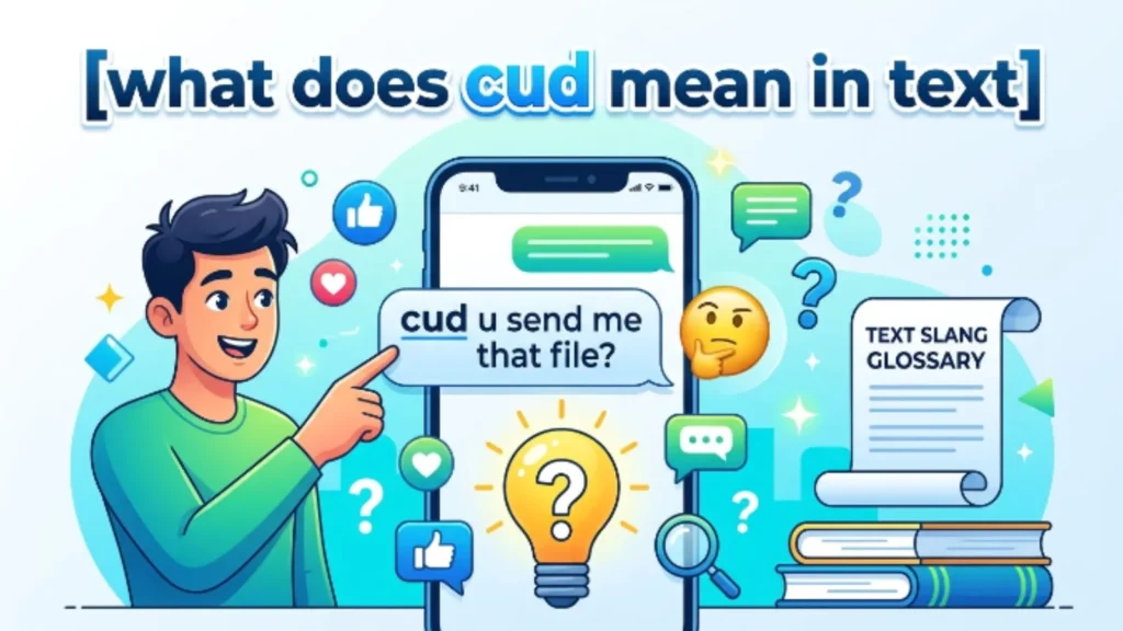 what does cud mean in text