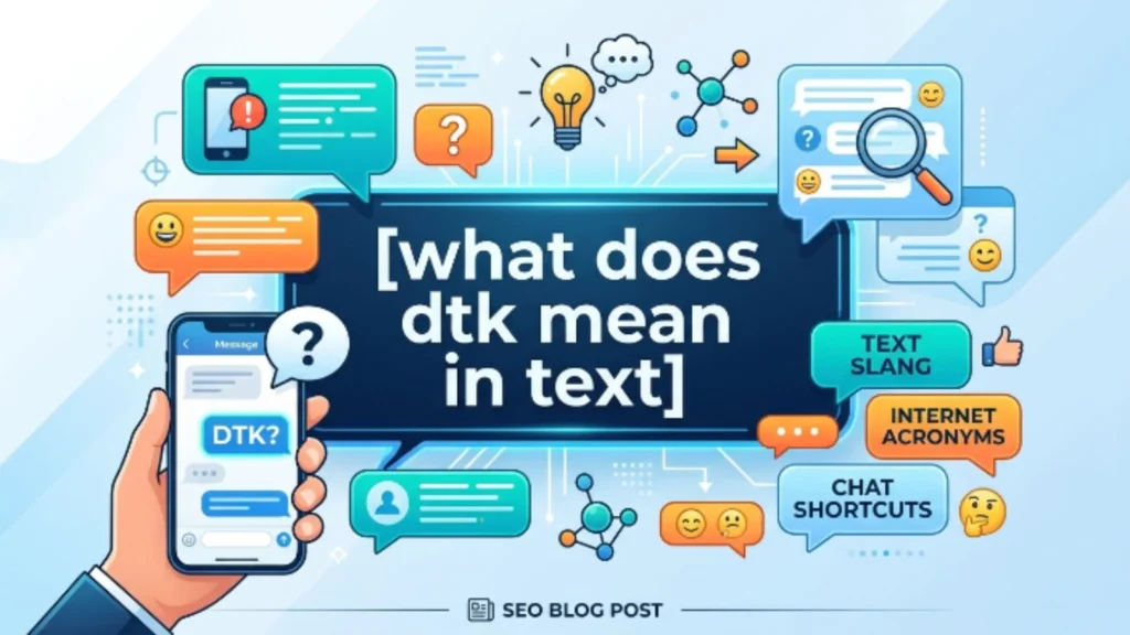 what does dtk mean in text
