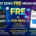 what does fre mean in text