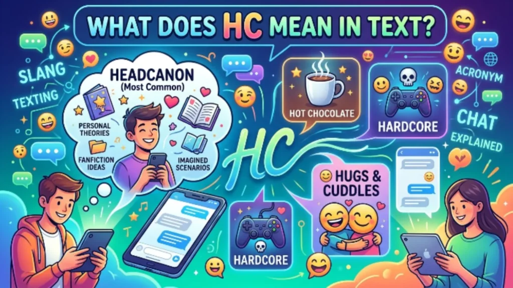 what does hc mean in text