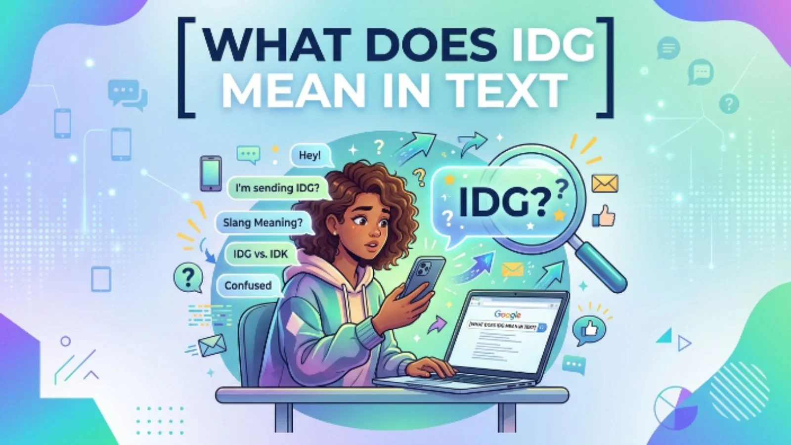 what does idg mean in text