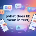what does kb mean in text