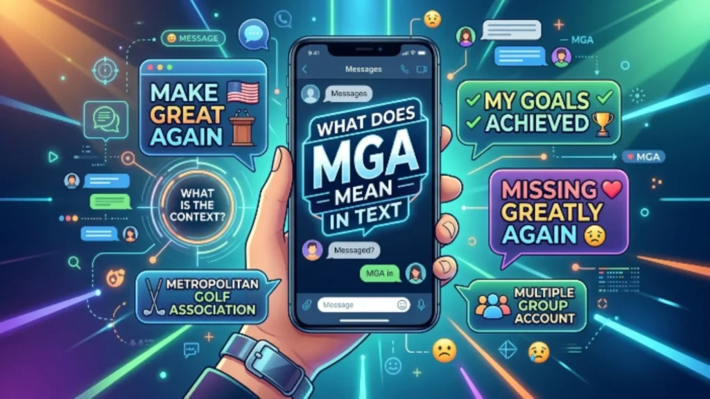 what does mga mean in text