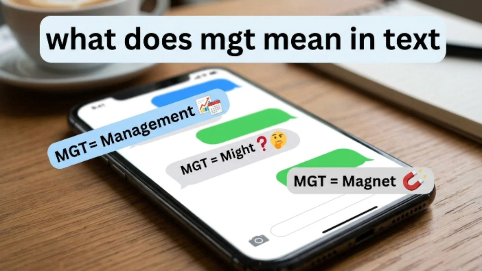 what does mgt mean in text
