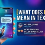 what does nbss mean in text